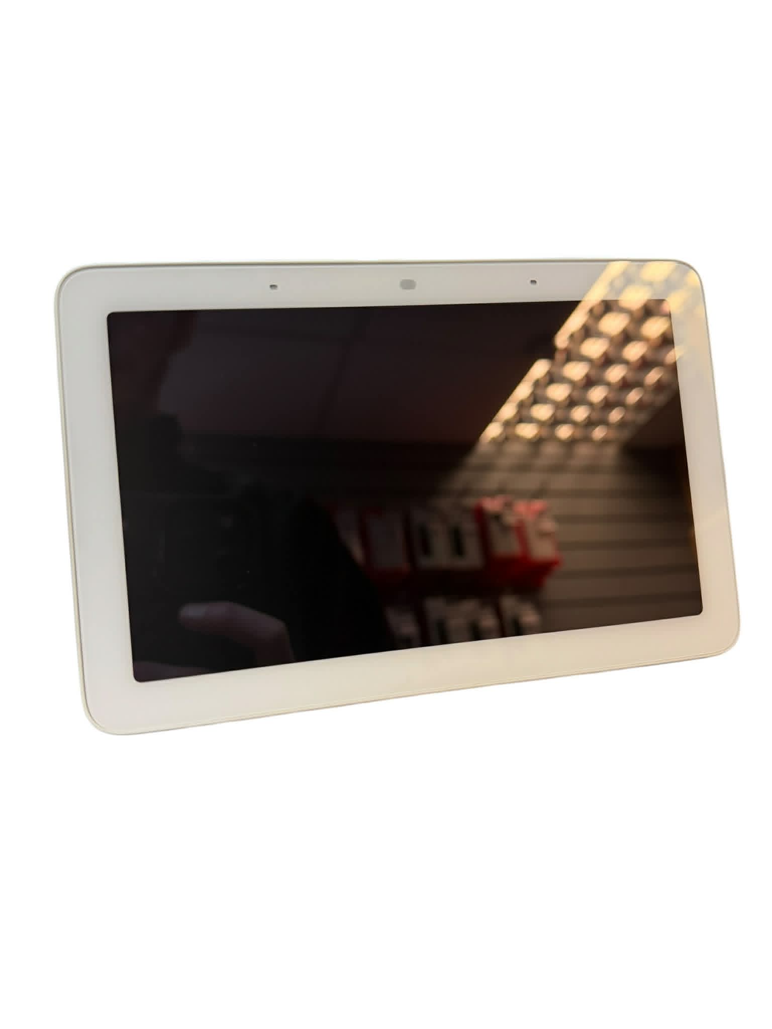 Pre-owned Google Nest Hub - Chalk Grey, B - Own4Less